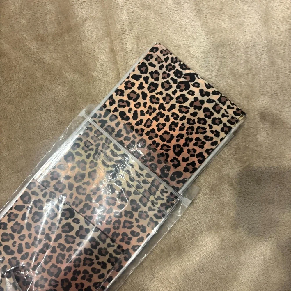 Leopard Print Treat Bags w Ribbon Safari Jungle Party Favor Bags ~100pcs